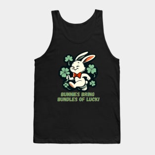Bunnies bring bundles of luck! Tank Top